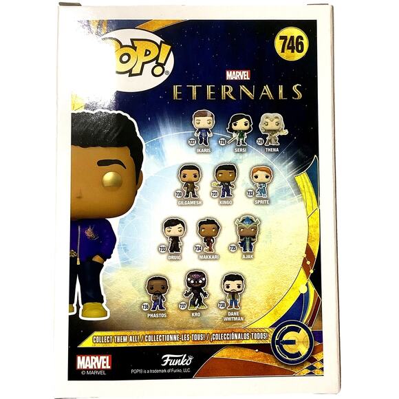 Funko POP! Marvel Eternals KINGO 746 FAC-053571-21245 Vinyl Bobblehead Figure - Picture 2 of 6
